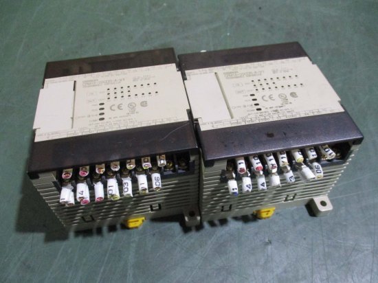 中古 OMRON PROGRAMMABLE CONTROLLER CPM1A-20CDR-A-V1 2個 - growdesystem