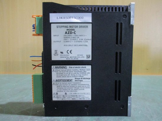 中古ORIENTAL STEPPING MOTOR DRIVER AZD-CD ステッピングモータードライブ - growdesystem