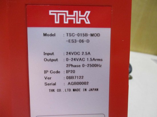 中古THK TSC-015B-MOD-ES3-06-D 電動アクチュエーター ES3-06-0100B-TS/28P-D00 -  growdesystem