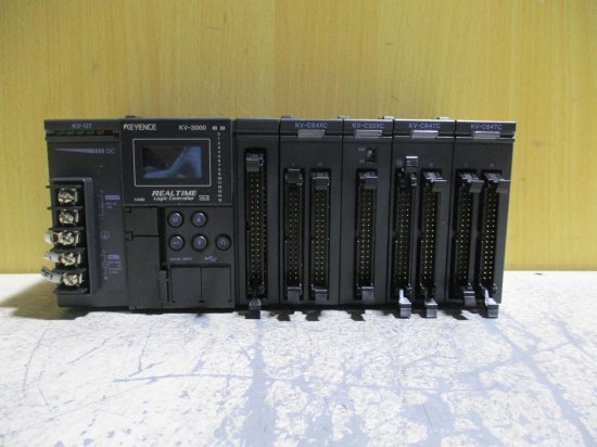 中古 KEYENCE KV-U7/KV-3000/KV-C64XC/KV-C32XC/KV-C64TC*2 - growdesystem