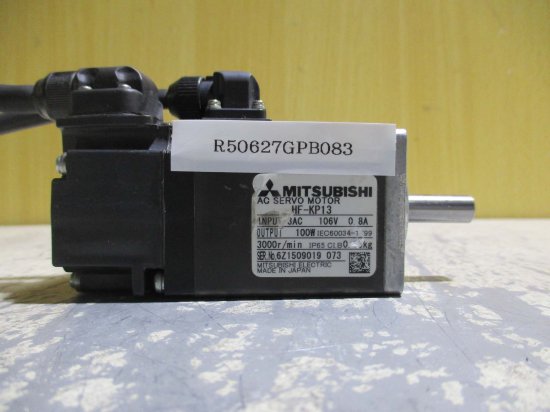 中古 MITSUBISHI AC SERVO MOTOR HF-KP13 AC サーボモーター 100W - growdesystem