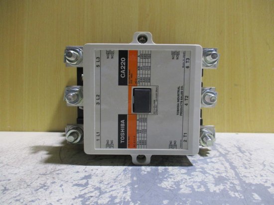 中古 TOSHIBA MAGNETIC CONTACTOR CA220 - growdesystem