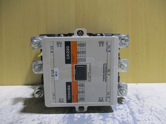 中古 TOSHIBA MAGNETIC CONTACTOR CA220 - growdesystem