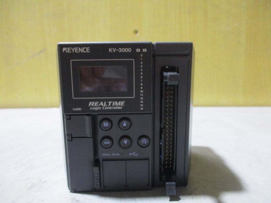 中古 KEYENCE CPU ユニット KV-3000 プログラマブル コントローラ - growdesystem