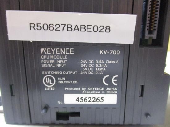 中古 KEYENCE KV-700 CPU MODULE - growdesystem