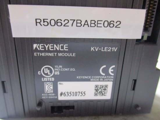 中古 KEYENCE KV-LE21V イーサネットユニット - growdesystem