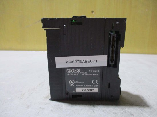 中古 KEYENCE KV-AD40 PLC A/D conversion unit - growdesystem