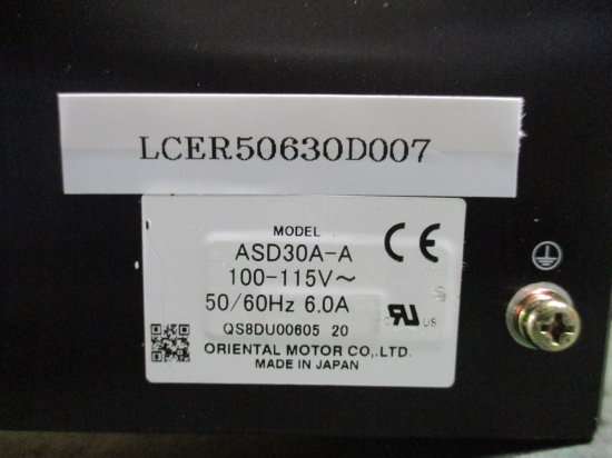 中古 ORIENTAL MOTOR ASD30A-A ユニット用回路 - growdesystem