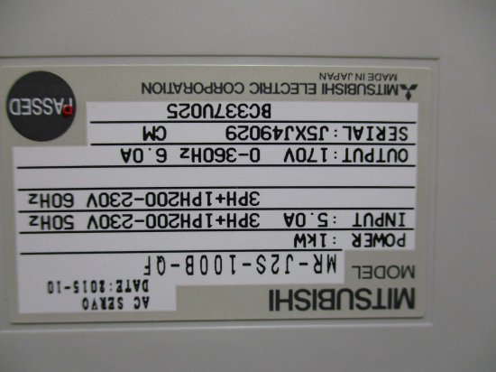 新古 MITSUBISHI MR-J2S-100B-QF サーボドライバサーボアンプ