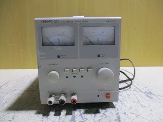 中古 KENWOOD PR30-3P 直流安定化電源 POWER SUPPLY TEXIO ＜通電OK＞ - growdesystem