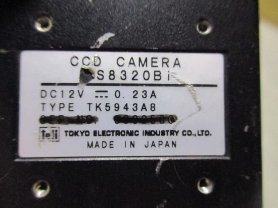 中古 Teli CCD カメラ CS8320Bi TK5943A8 - growdesystem