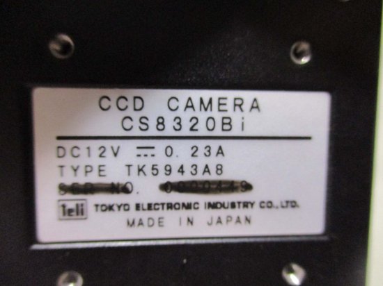 中古 Teli CCD カメラ CS8320Bi TK5943A8 - growdesystem