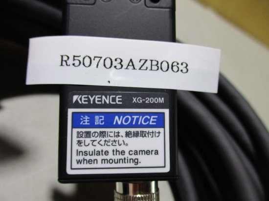 中古 KEYENCE デジタル高速白黒カメラ XG-200M/ CA-LM2 /CA-CH10R - growdesystem