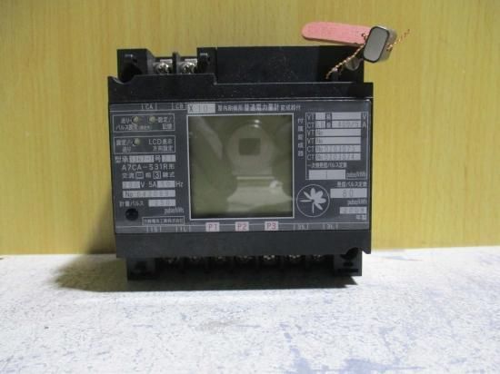 中古OSAKI 電力量計 大崎電気工業 A7CA-S31R ANE000934 200V 5A 50HZ - growdesystem