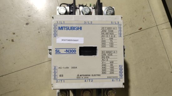 中古 MITSUBISHI 直流電磁接触器 SL-N300 - growdesystem