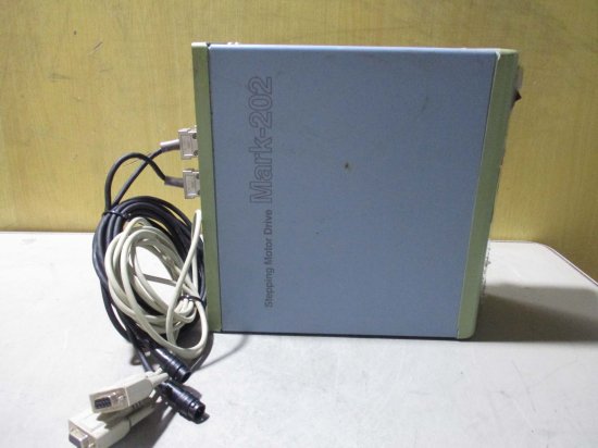 中古 Two-axis STAGE CONTROLLER STEPPING MOTOR DRIVE Mark-202 ステッピングモーター駆動  通電OK - growdesystem