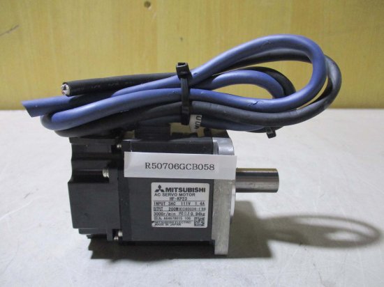 中古 MITSUBISHI AC SERVO MOTOR HF-KP23 AC サーボモーター 200W - growdesystem