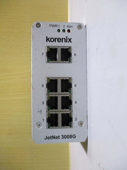 中古 KORENIX JETNET 3008G 産業用イーサネットスイッチ - growdesystem