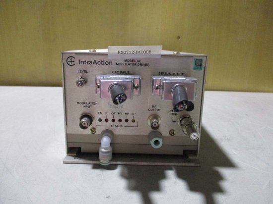 中古 IntraAction GE-1259JWT16 MODULATOR DRIVER 通電OK - growdesystem