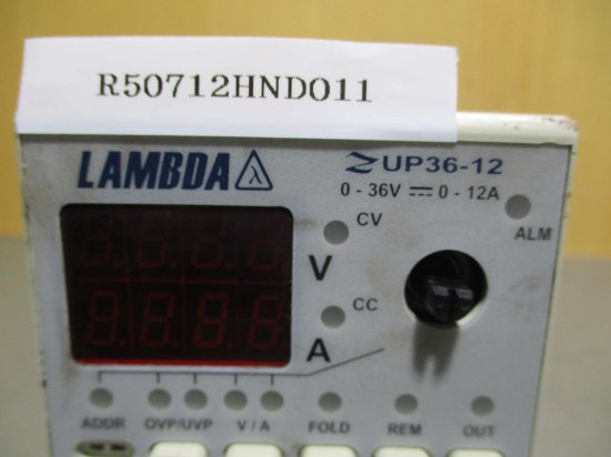 中古 TDK LAMBADA ZUP36-12 UP36-12 36V 12A DC 電源 ＜通電OK＞ - growdesystem