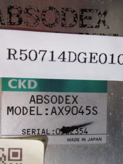 中古 CKD ABSODEX AX9045S アブソデックスドライバー - growdesystem