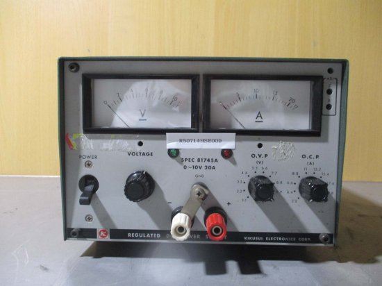中古 KIKUSUI SPEC 81745A 直流安定化電源装置 REGURATED POWER SUPPLY 