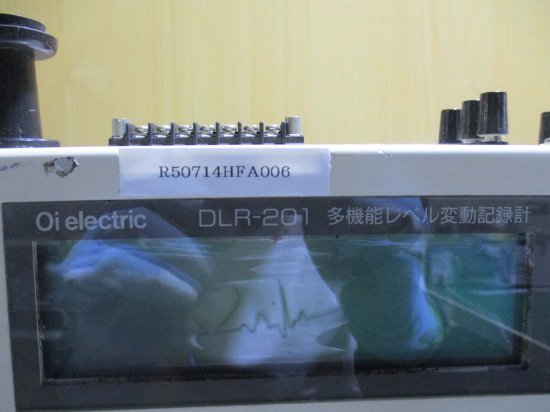 中古 Oi electric DLR-201 多機能レベル変動記録計 AC100V ＜通電OK＞ - growdesystem