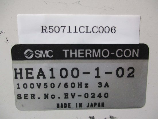 中古 SMC ペルチェ式 エアサーモ HEA100-1-02 - growdesystem