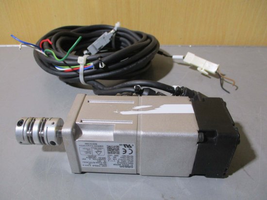 中古 OMRON ACサーボモーター R88M-K05030H-B 0.05KW - growdesystem