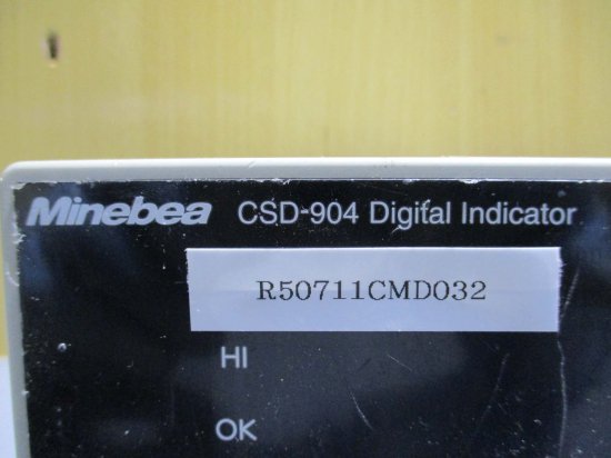 中古 Minebea デジタル指示計 CSD-904 Digital indicator 通電OK - growdesystem