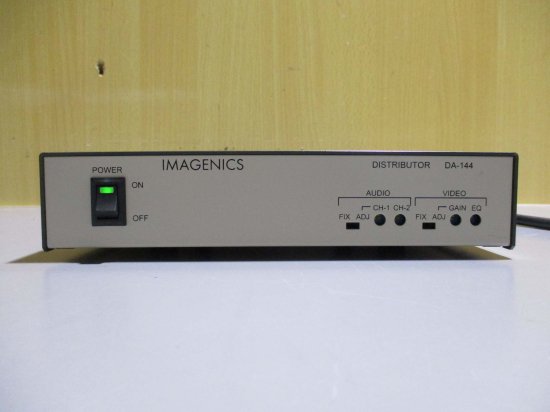 中古 IMAGENICS DA-144 映像音声分配器 通電OK - growdesystem