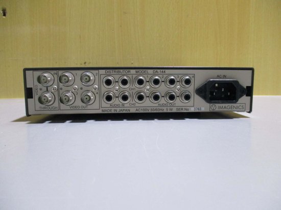 中古 IMAGENICS DA-144 映像音声分配器 通電OK - growdesystem