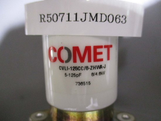 中古 COMET CVLI-125CC/8-ZHWA-J 5-125pf 8/4.8KV 2個 - growdesystem