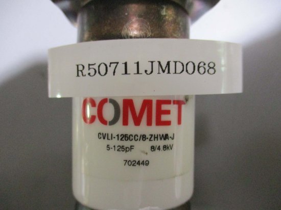 中古 COMET CVLI-125CC/8-ZHWA-J 5-125pf 8/4.8KV 2個 - growdesystem