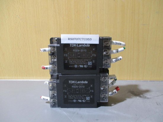 中古TDK RSEN-2010 電源ライン用EMCフィルタ 2個 ＜送料別＞ - growdesystem