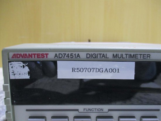 中古 ADVANTEST AD7451A DIGITAL MULTMETER デジタルマルチメーター 通電OK - growdesystem