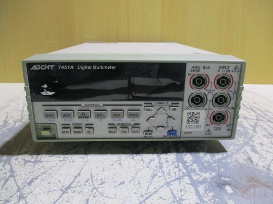 中古 ADCMT 7451A DIGITAL MULTMETER デジタルマルチメータ 通電OK - growdesystem