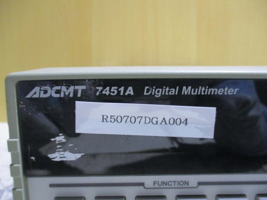 中古 ADCMT 7451A DIGITAL MULTMETER デジタルマルチメータ 通電OK - growdesystem