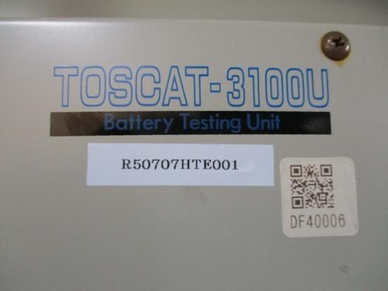 中古 東洋システム TOYO SYSTEM TOSCAT3100 TYS31TU00 SC BATTERY TESTING UNIT 通電確認  ＜送料別＞ - growdesystem