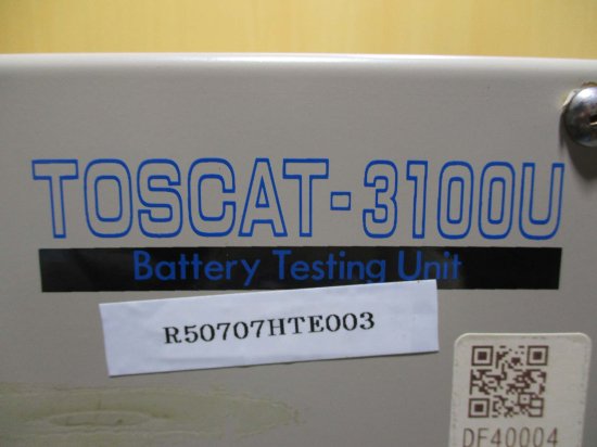 中古 東洋システム TOYO SYSTEM TOSCAT3100 TYS31TU02 SC BATTERY TESTING UNIT 通電確認  ＜送料別＞ - growdesystem