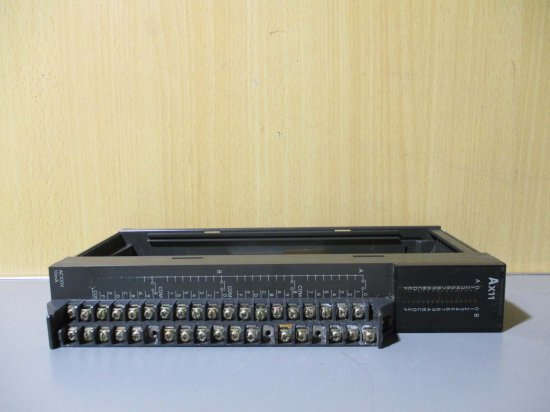 中古 MITSUBISHI MELSEC AX11 シーケンサAC入力ユニット 2個 - growdesystem