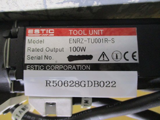 中古 ESTIC TOOL UNIT ENRZ-TU001R-S 100W/TRANSDUCER ENRZ-TU001R-S 7.5V 電動ナットランナ－  - growdesystem