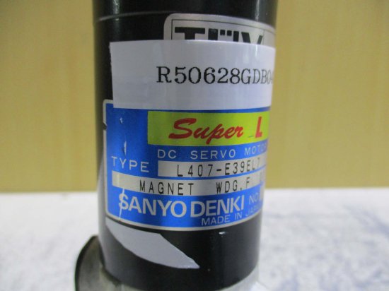 中古 SANYO DENKI DC SERVO MOTOR L407-E39EL7 3相ステッピングモータ70W - growdesystem