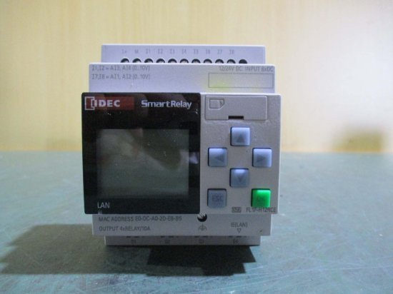 中古 IDEC SMART RELAY FL1L-H12RCE スマートリレー FL1F形 ベースモジュール - growdesystem