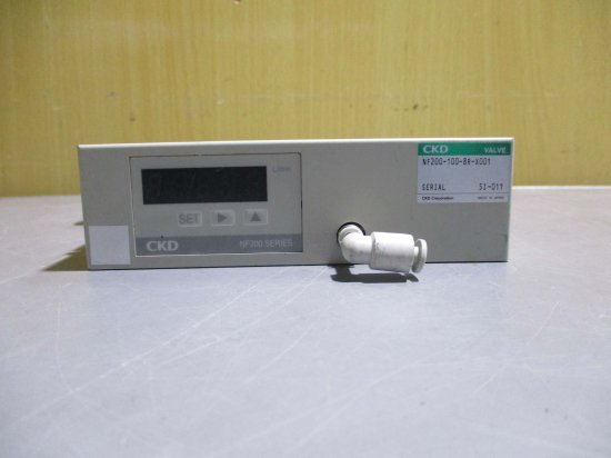 中古 CKD FINE FLOW N2 FLOW CONTROLLER NF200-100-8R-X001 - growdesystem