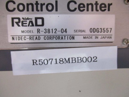 中古 NIDEC- READ R-3812-04 CONTROL CENTER ＜通電OK＞ - growdesystem