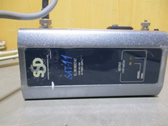 中古 SSD シシド SAT-11 静電気 除電装置 高圧電源 ELIMINOSTAT/HVB-3/除電電極 BJS型 300*2＜通電OK＞ -  growdesystem