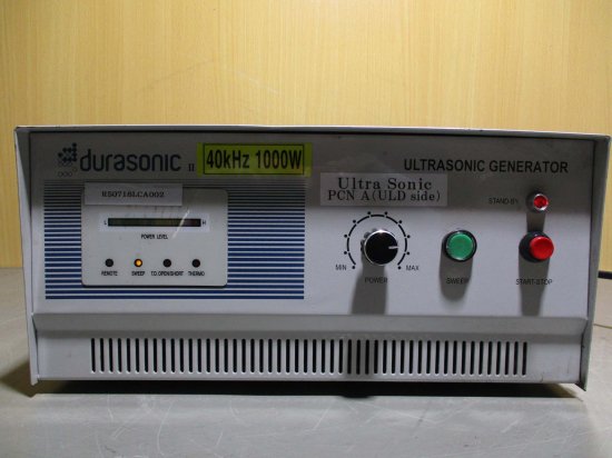 中古 DURASONIC ULTRASONIC GENERATOR 40KHZ 1000W＜通電OK＞ - growdesystem