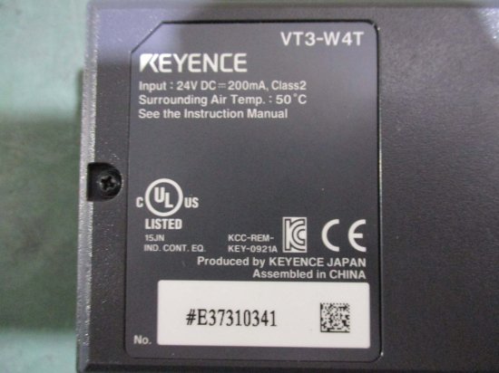 中古 KEYENCE VT3-W4T タッチパネル 通電OK - growdesystem