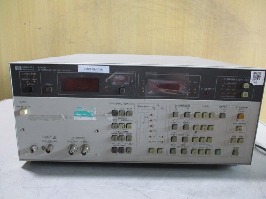 中古 HP HEWLETT PACKARD 4140B pA METER/DC VOLTAGE SOURCE 通電OK - growdesystem